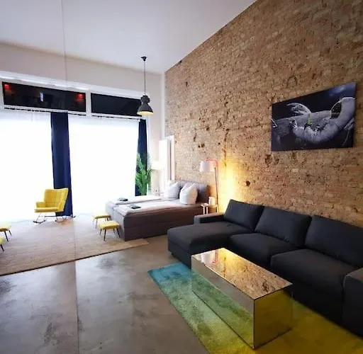 Sc 00 Loft By Rockchair Apartments L Superhost Status L Unique & Style Loft 205 Sqm 2 Floors Tablefootball Tabletennis 3 Bathrooms Boxspringbeds Welcomes You!